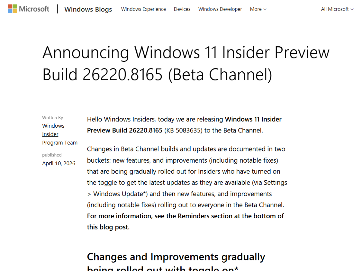 FAT32の2TB対応やセキュアブート確認強化、Windows 11プレビュー版