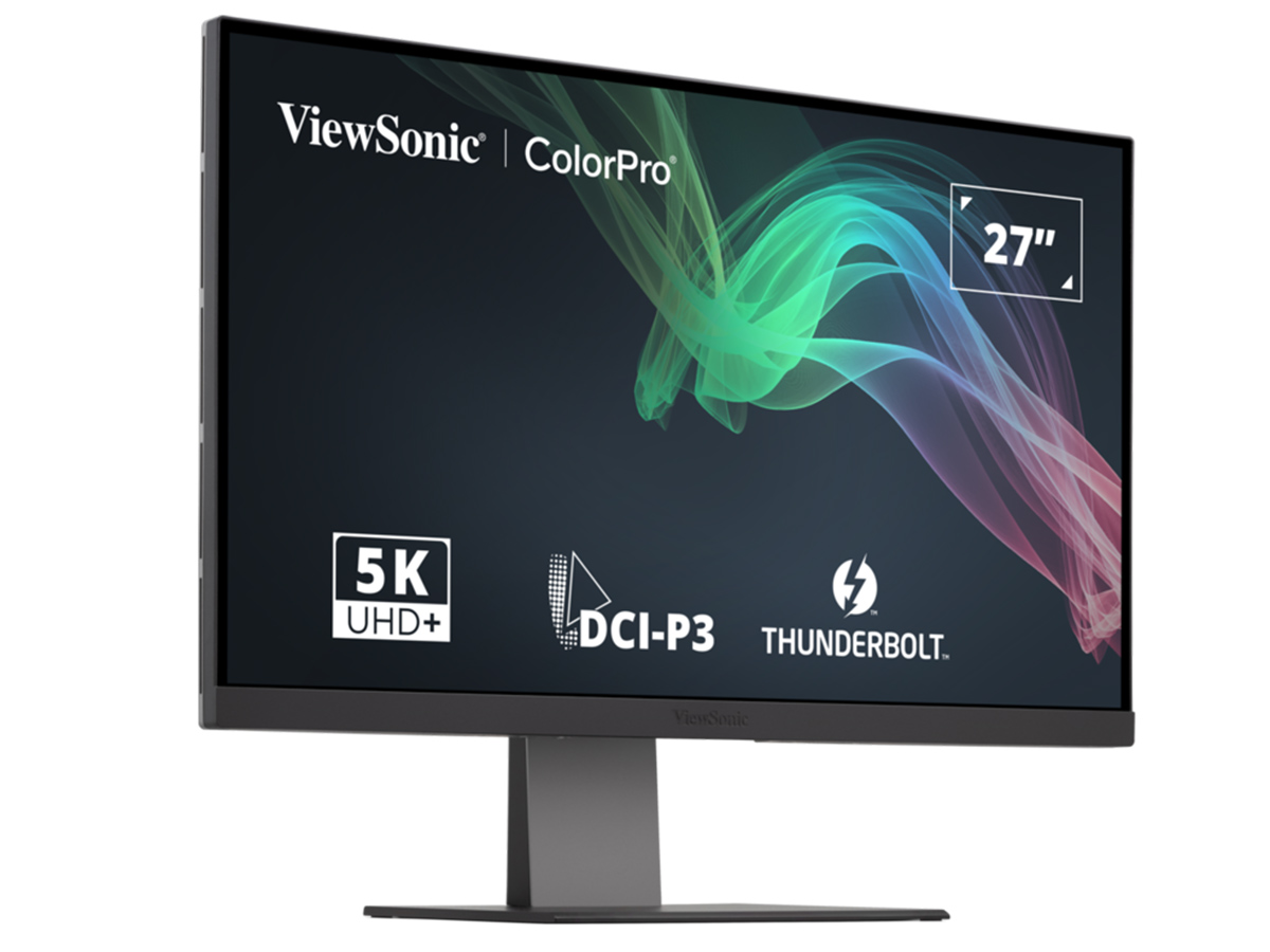 ViewSonic、DCI-P3 99%でThunderbolt 4対応の5Kモニター発売