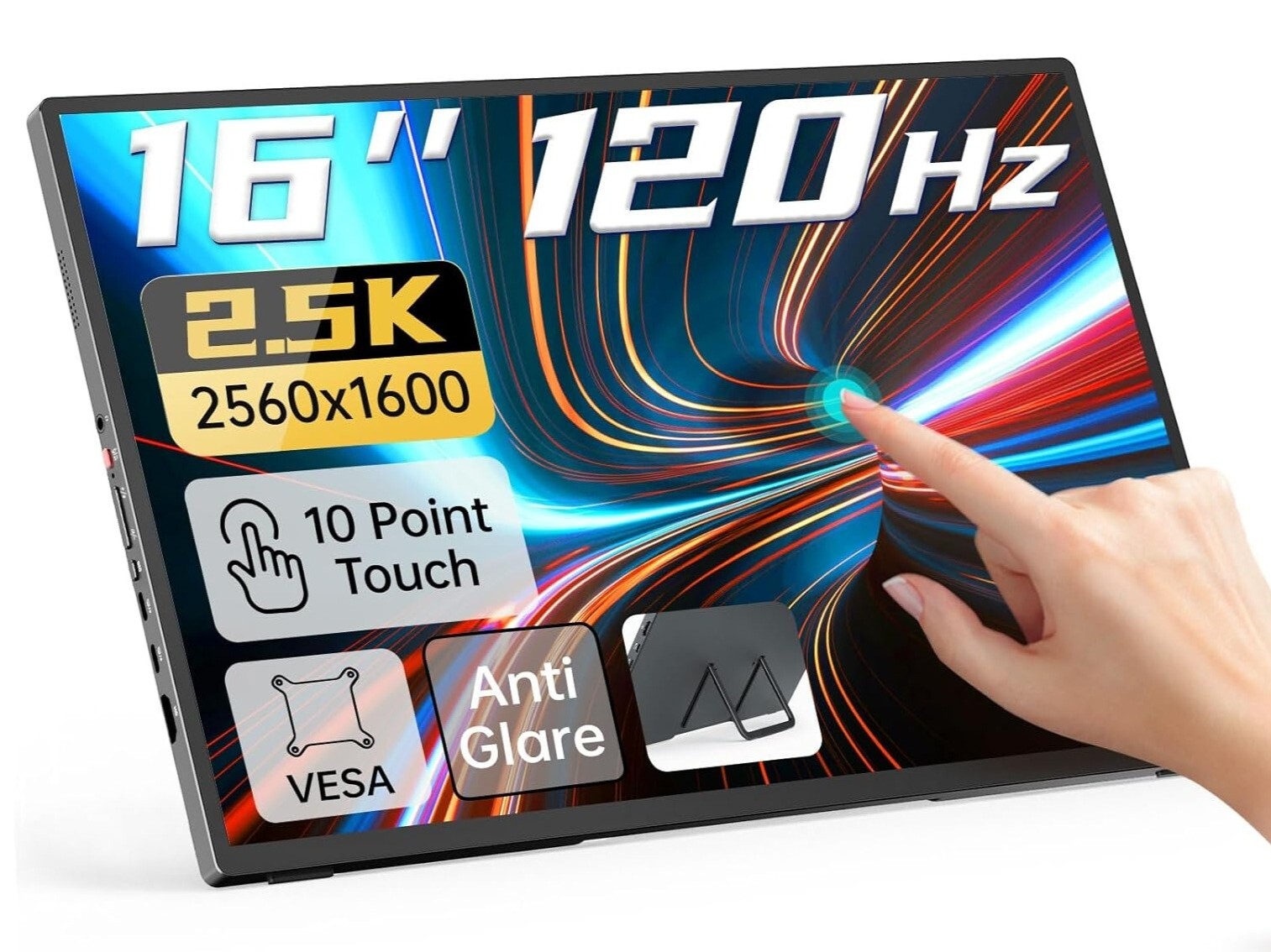 【本日みつけたお買い得品】16型のタッチ対応2.5Kモバイルモニターが約5千円引きで販売中