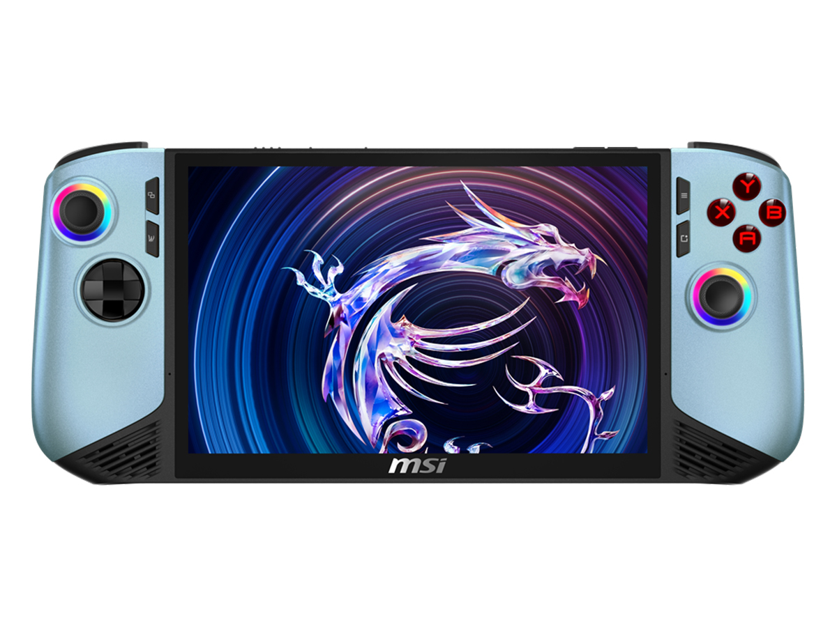 MSI、Core Ultra 7搭載ポータブルゲーミングPCに新色「Glacier Blue」