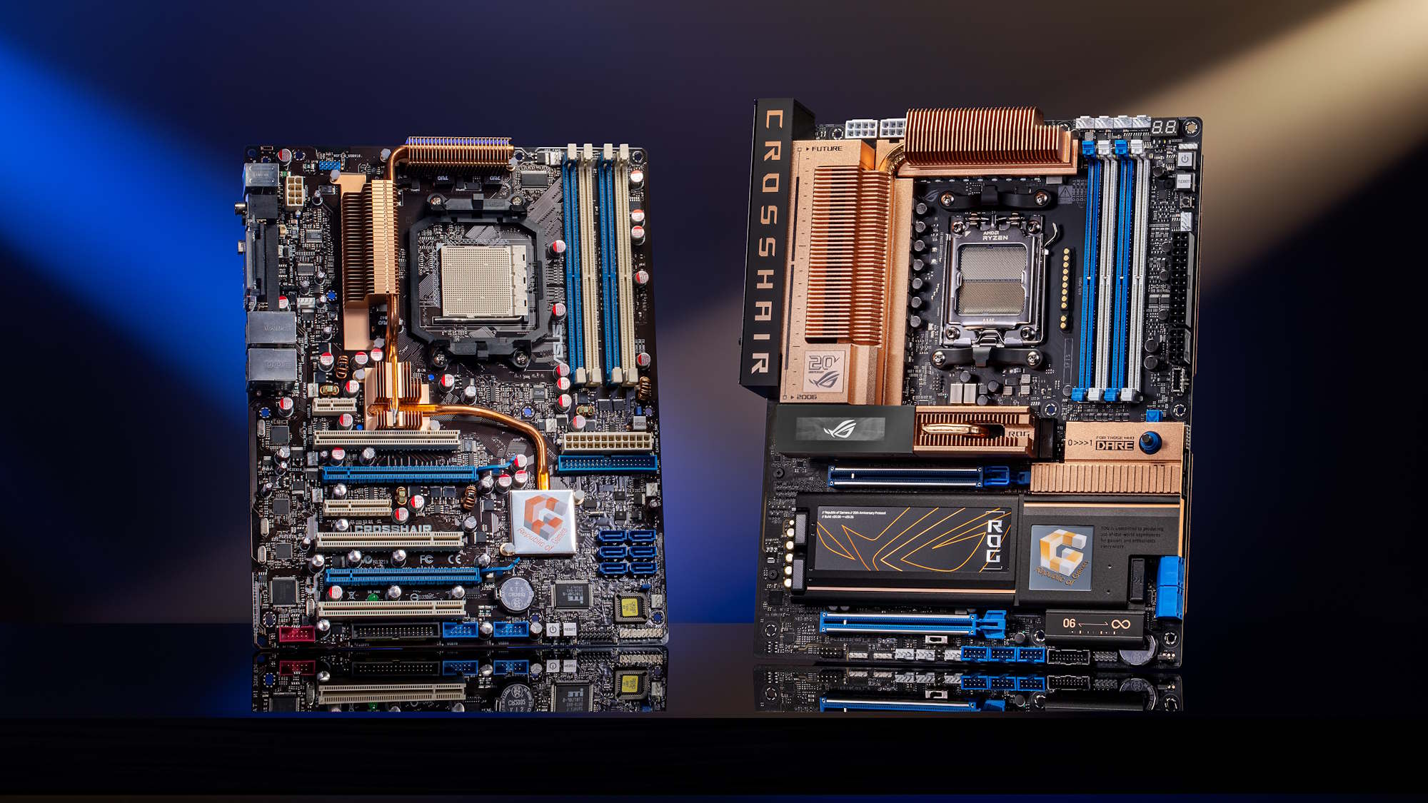 ASUS ROG 20周年。原点を彷彿とさせる新世代マザー「ROG Crosshair 2006」