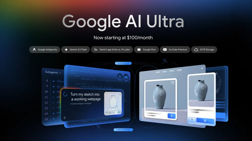 Google AI Ultraに月額1万4,500円の新プラン。最上位は3万2,000円に値下げ