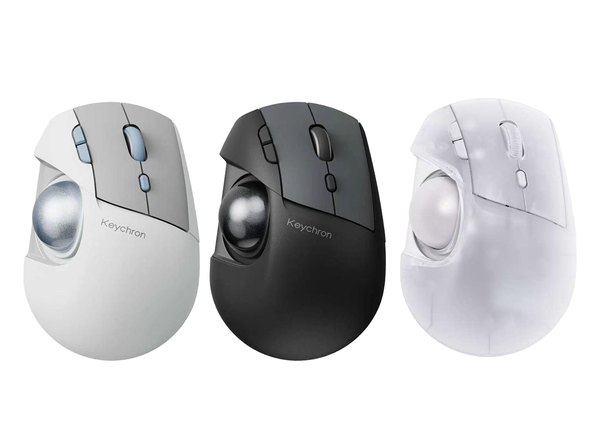 Keychron、初のトラックボール「T1 HE」を7,480円からクラファン開始