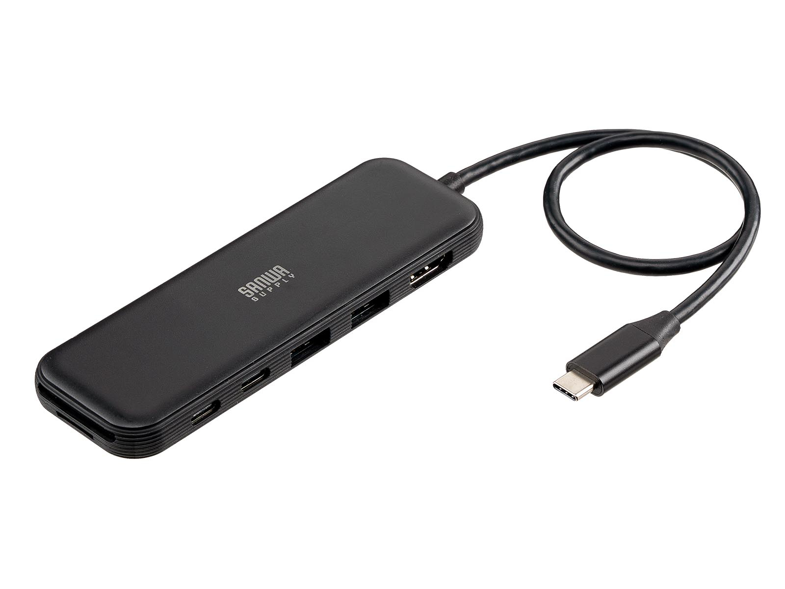 サンワサプライ、SDカードも使えるUSB PD 100W対応のType-Cハブ
