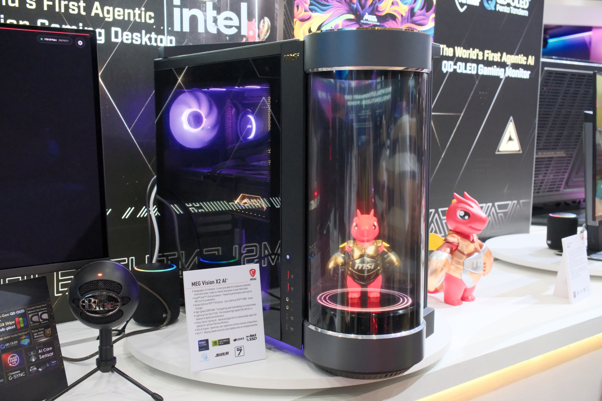 MSI、アバターを立体的に表示できるゲーミングPCや新型ハンドヘルド機など展示