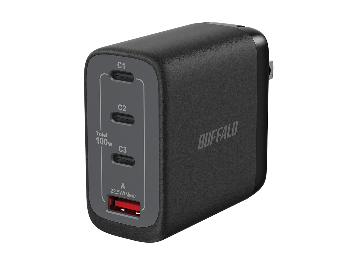 バッファロー、デバイス挿抜時に瞬断しないUSB充電器。自動分配機能も搭載