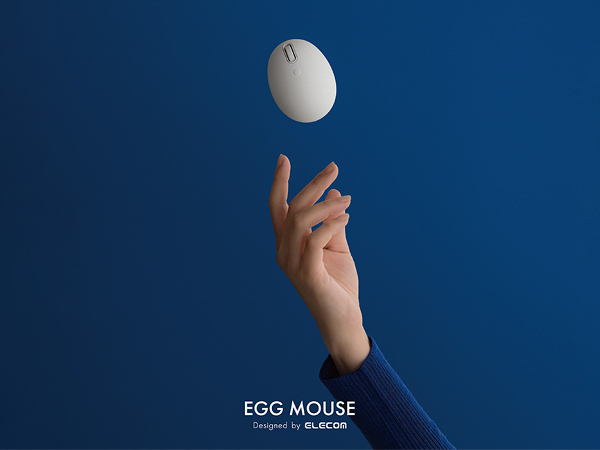 着せ替えできる卵型静音マウス「EGG MOUSE」。創業40周年でデザイン刷新