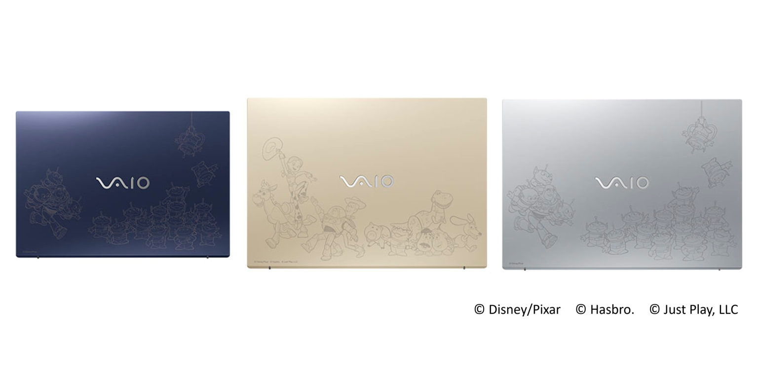 ディズニーコラボのVAIO F14/F16に「トイ・ストーリー」モデル登場