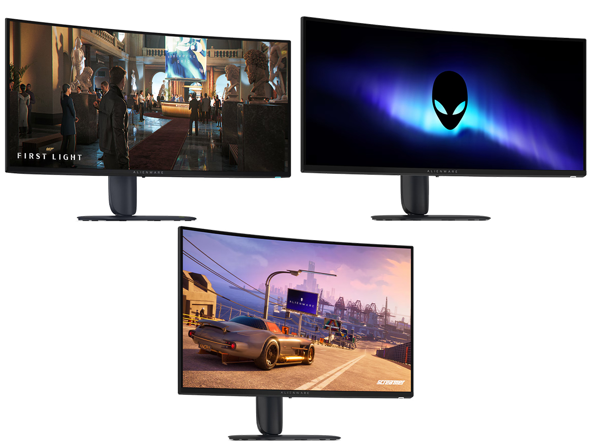 Alienware 30周年記念の34型湾曲QD-OLEDゲーミングモニターなど3機種