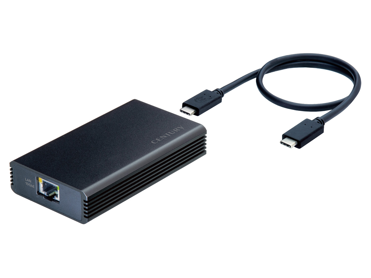 アルミ筐体採用、USB4接続の10Gigabit Ethernetアダプタ