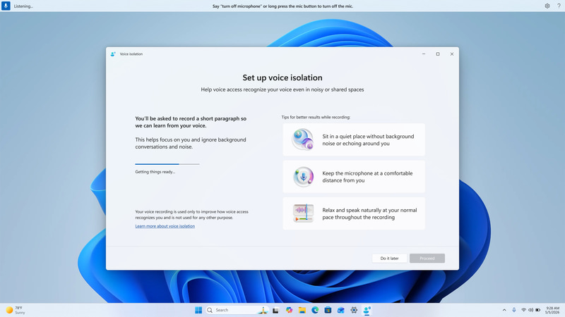 もうWeb会議で家族の声が入らない？音声分離が早速Windowsのプレビュー更新に