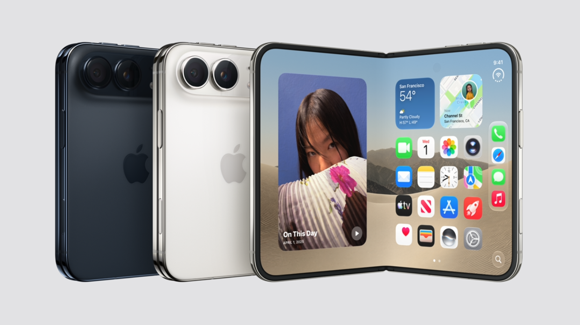 「iPhone Duo」はApple初の7.6型折りたたみで36万円強から