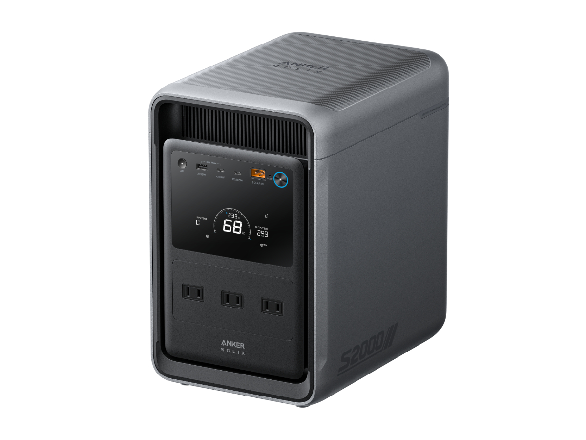 Anker ポータブル電源 AC1700W 1024Wh Anker、従来より小型/軽量化した容量2,010Whのポータブル電源。大型