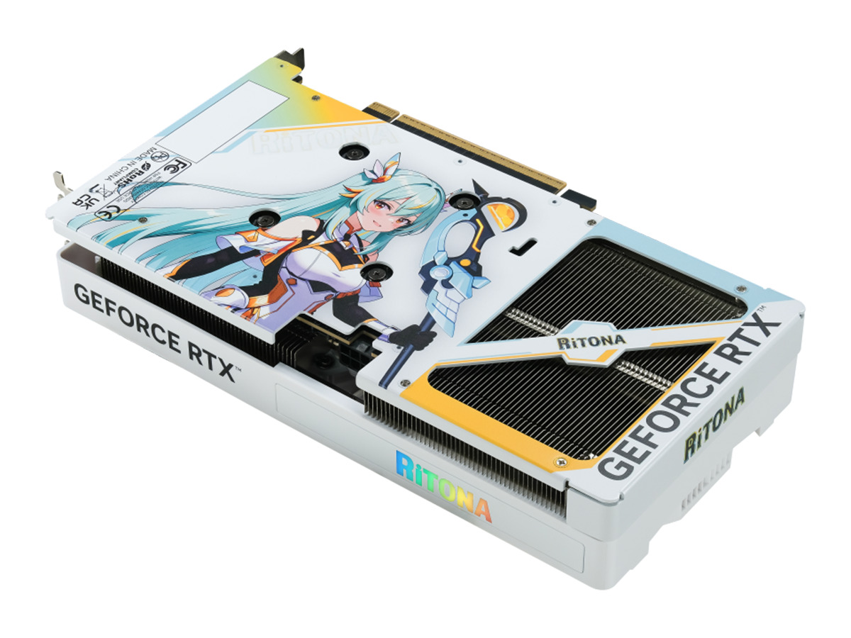 Computer Leptup PALIT、日本発キャラ「RiTONA」をプリントしたRTX 5060 Tiビデオカード - PC Watch