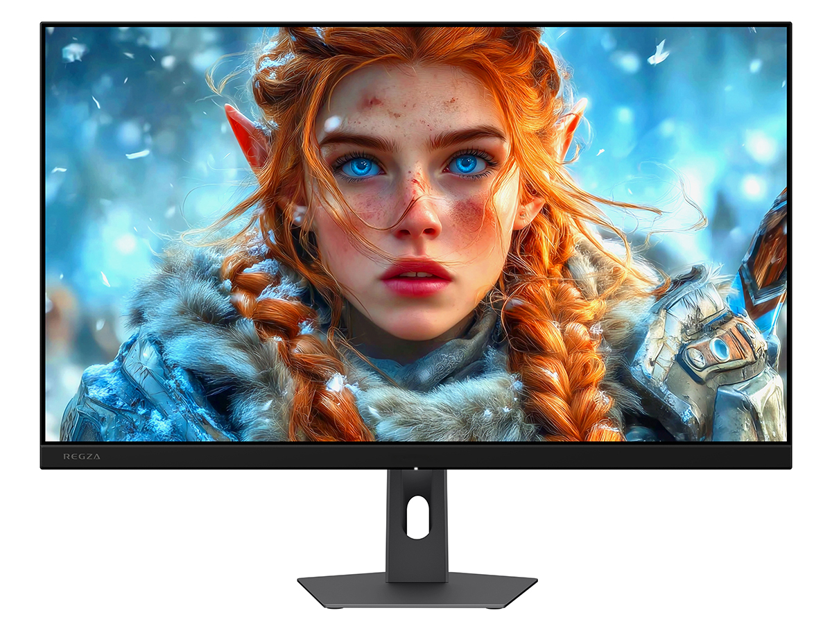 REGZA RM-27G5SR ゲーミングモニター 27型 WQHD 200Hz REGZAの27型WQHDモニターにブラック登場、200Hz表示で4万4,000円 - PC