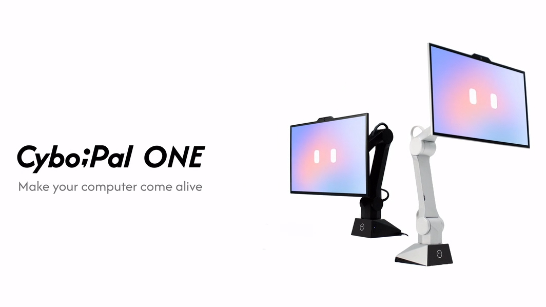 声やジェスチャーで動く27型4Kロボットモニター「CyboPal ONE」